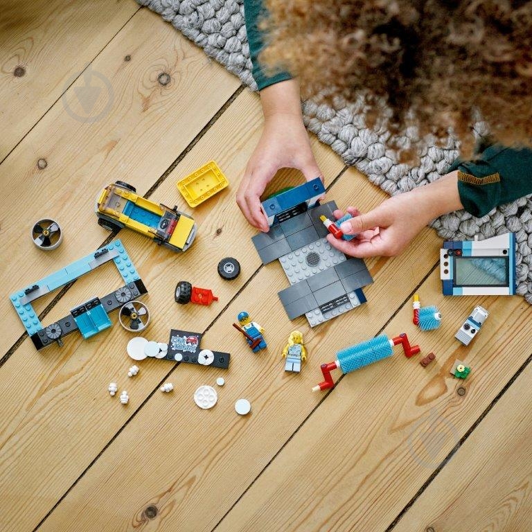 Конструктор LEGO City Автомойка 60362 - фото 5 Конструктор LEGO City Автомойка 60362 - фото 5