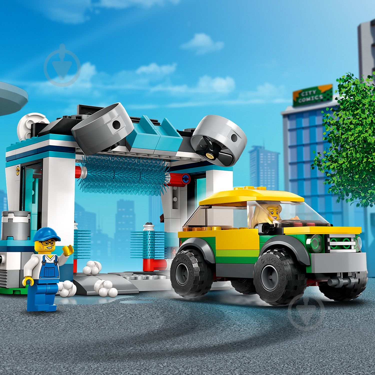 Конструктор LEGO City Автомойка 60362 - фото 9 Конструктор LEGO City Автомойка 60362 - фото 9