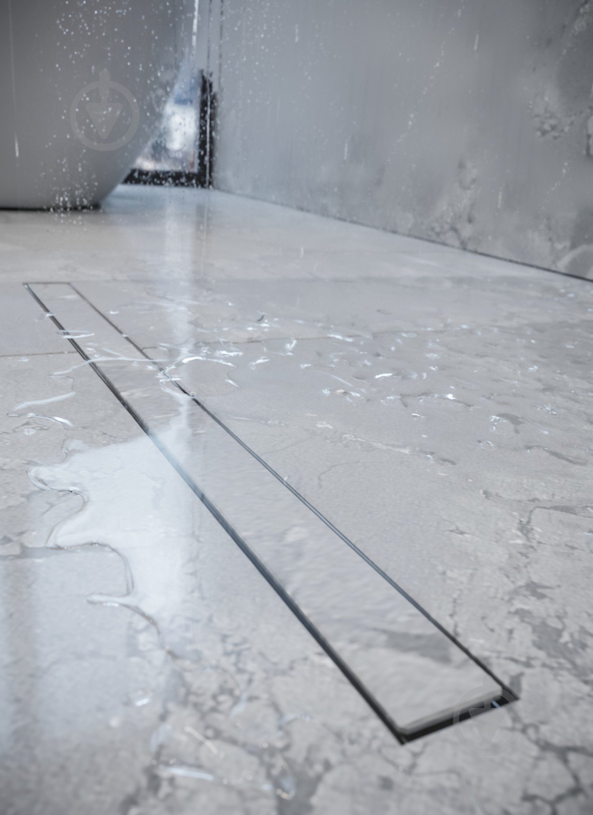 Линейный трап для душа Rhein с накладкой из нержавеющей стали 850 мм - фото 9