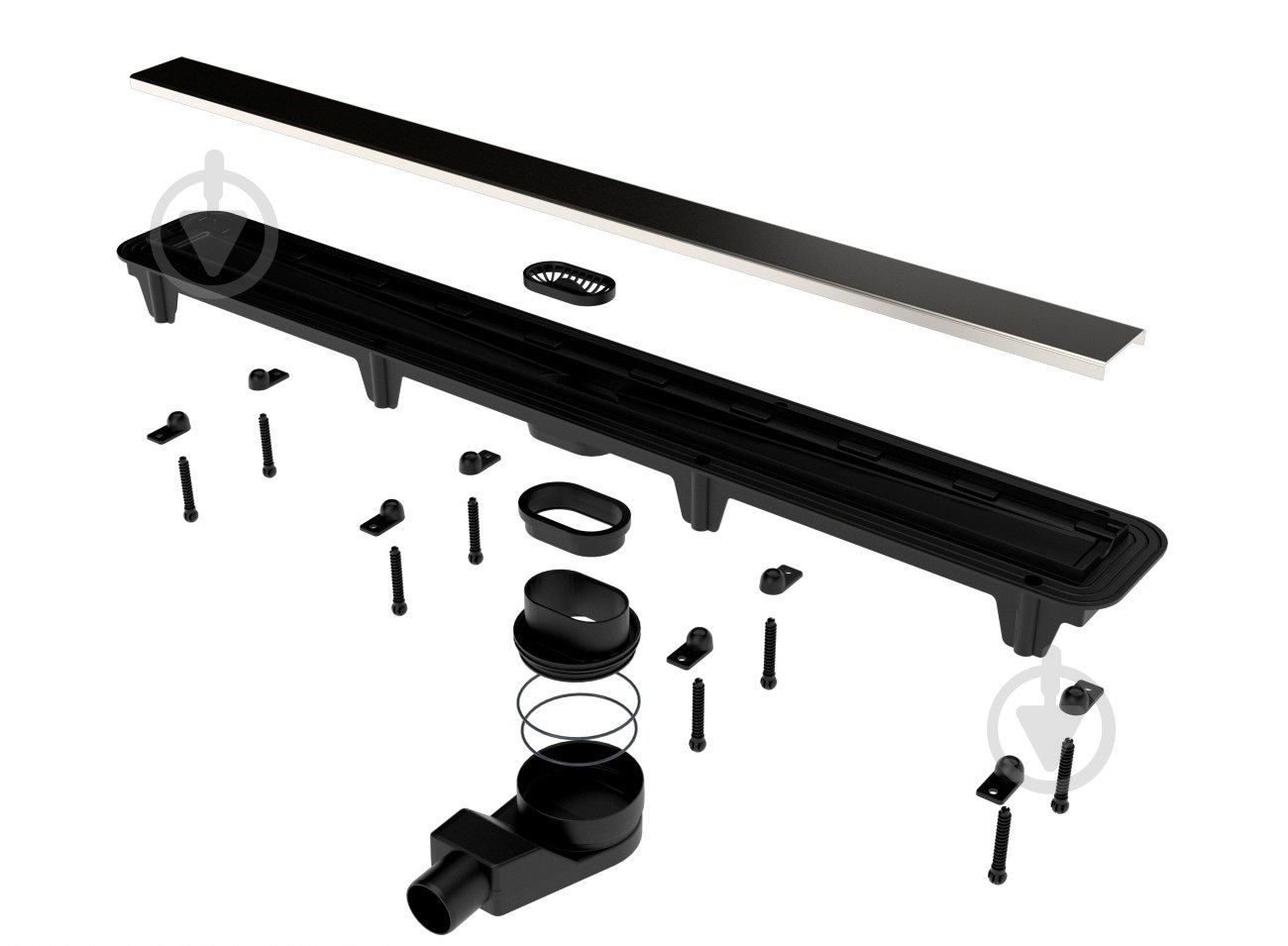 Линейный трап для душа Rhein с накладкой из нержавеющей стали 850 мм - фото 7