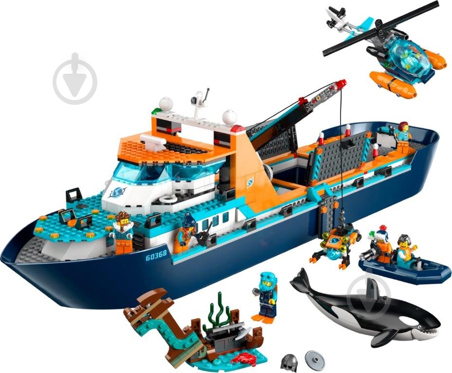 Конструктор LEGO City Арктический исследовательский корабль 60368 - фото 3