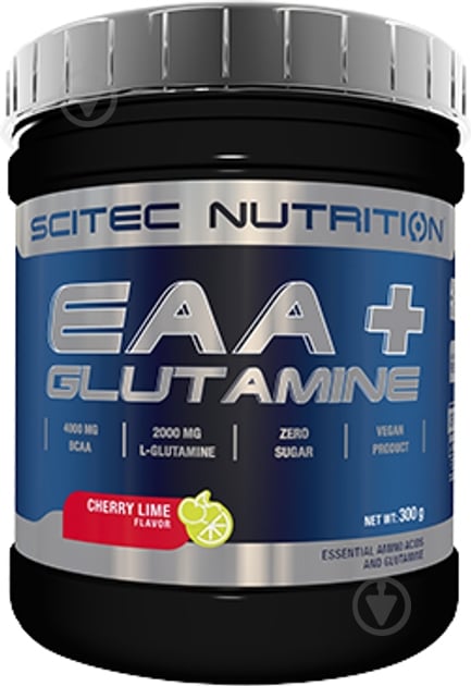 Аминокислотная смесь Scitec Nutrition EAA+Glutamine вишневый 300 г 30 порц. - фото 1