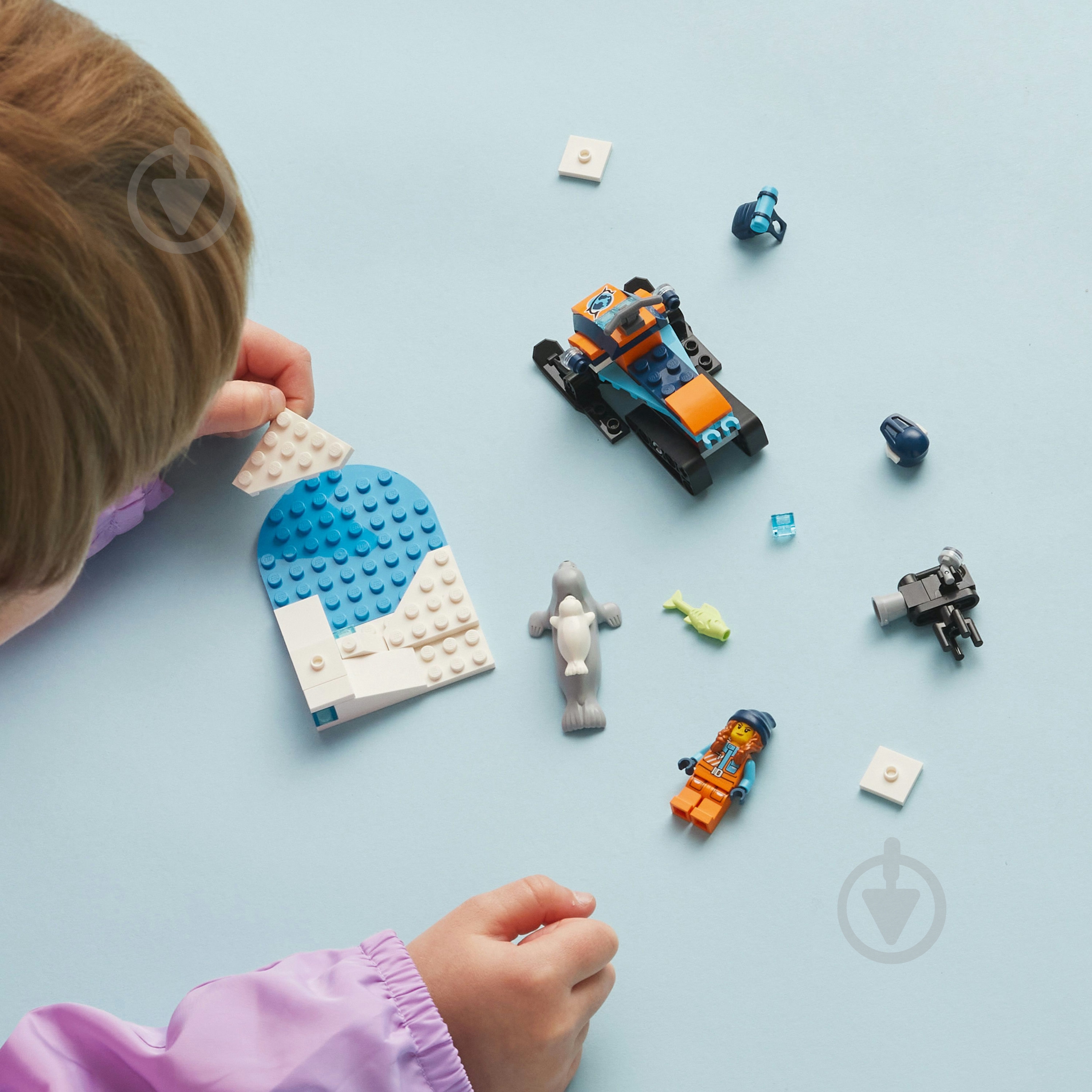 Конструктор LEGO City Арктический исследовательский снегоход 60376 - фото 6