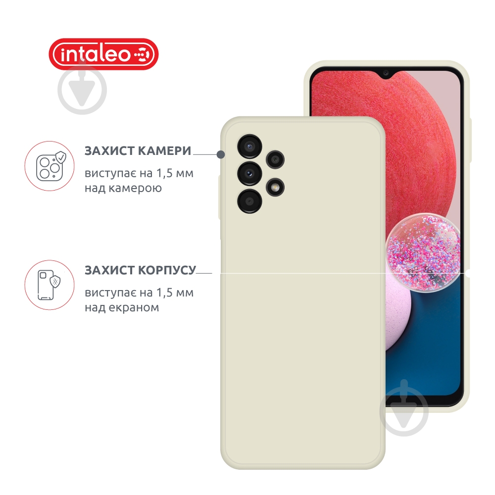 Чехол Intaleo SoftShell для Samsung Galaxy A13 4G белый - фото 3 Чехол Intaleo SoftShell для Samsung Galaxy A13 4G белый - фото 3