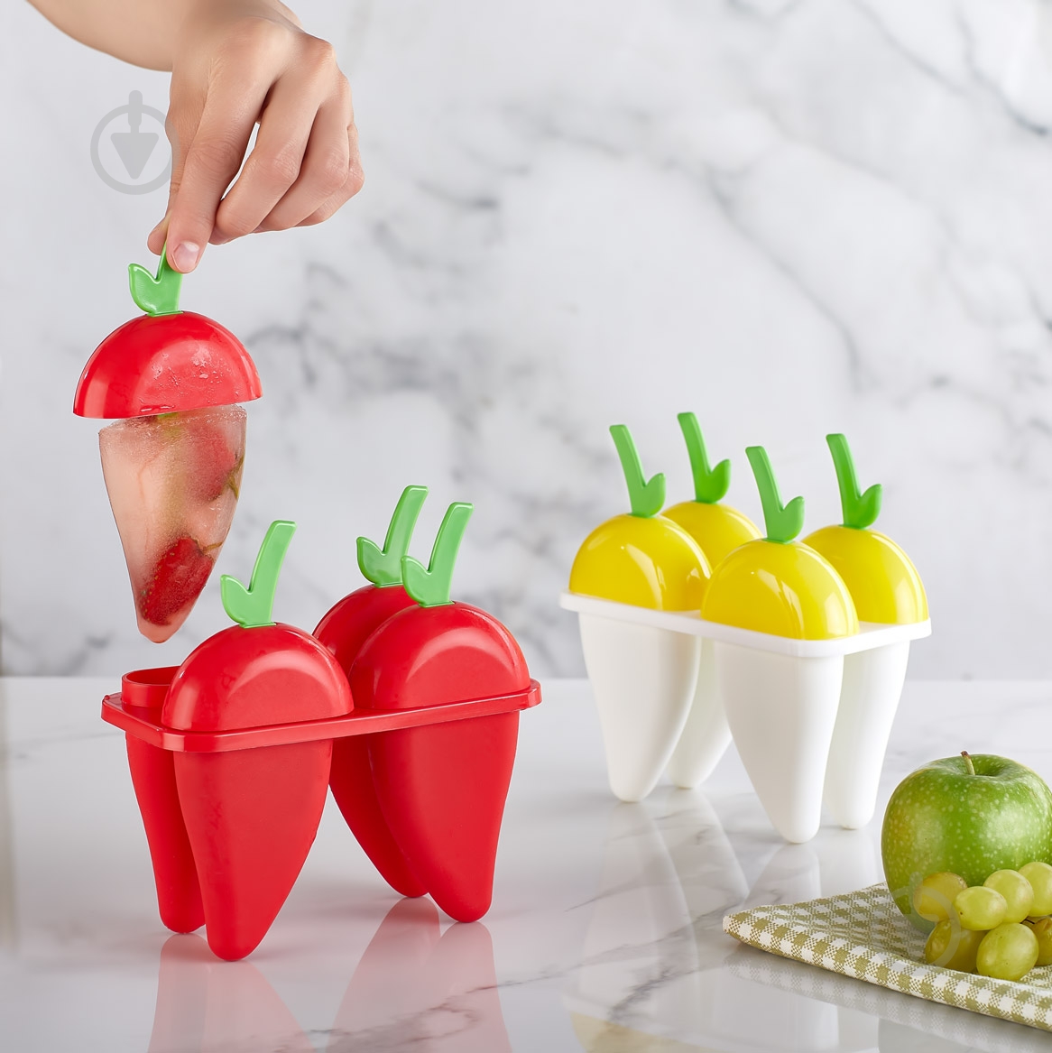 Формы для мороженого Qlux Strawberries L-00856 в ассортименте - фото 2