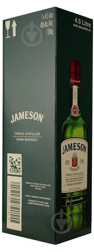 Виски Jameson в коробке 40% 4,5 л - фото 2