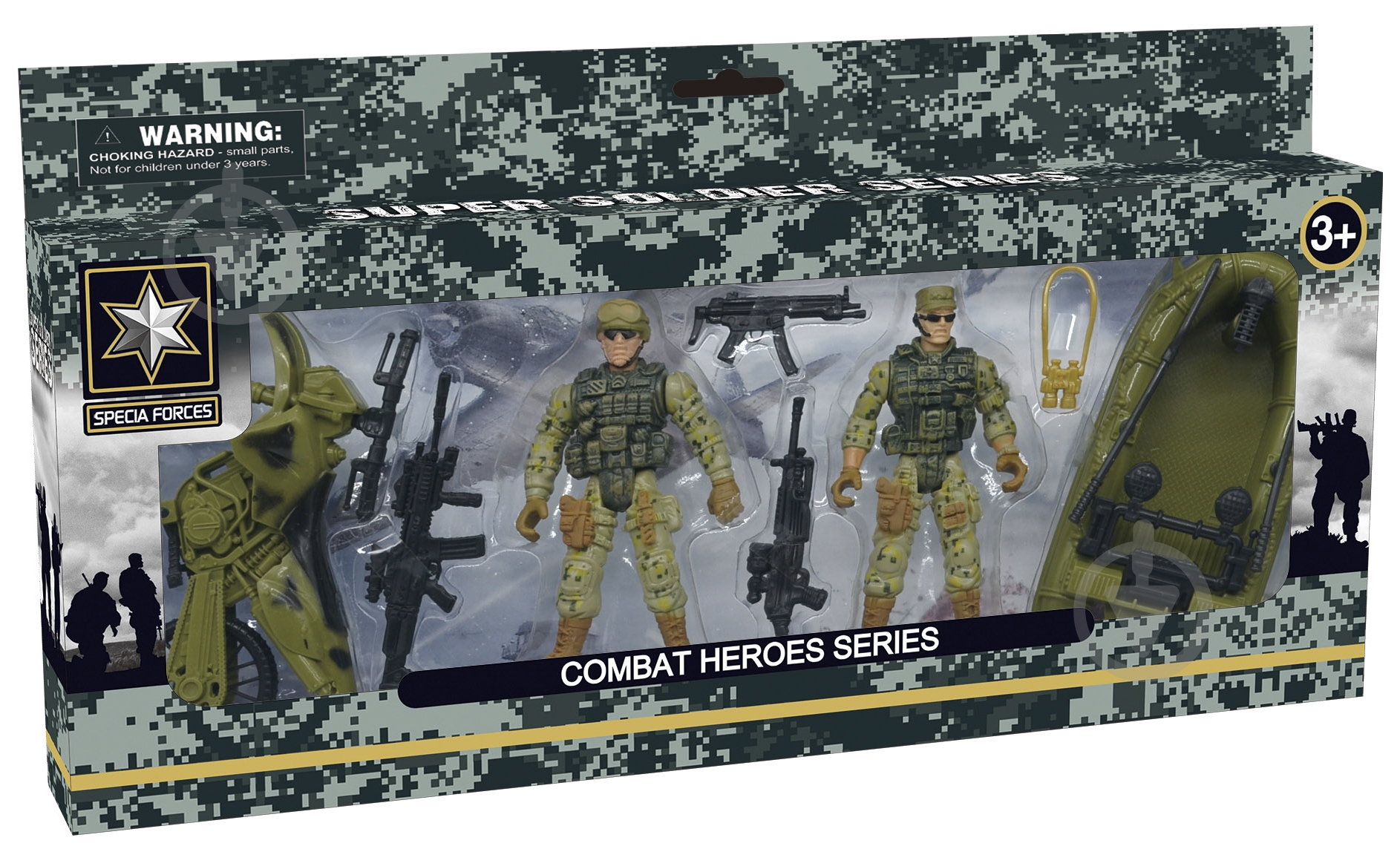 ᐉ Набор игрушек Super soldier Солдатики Спецназ США мультикам