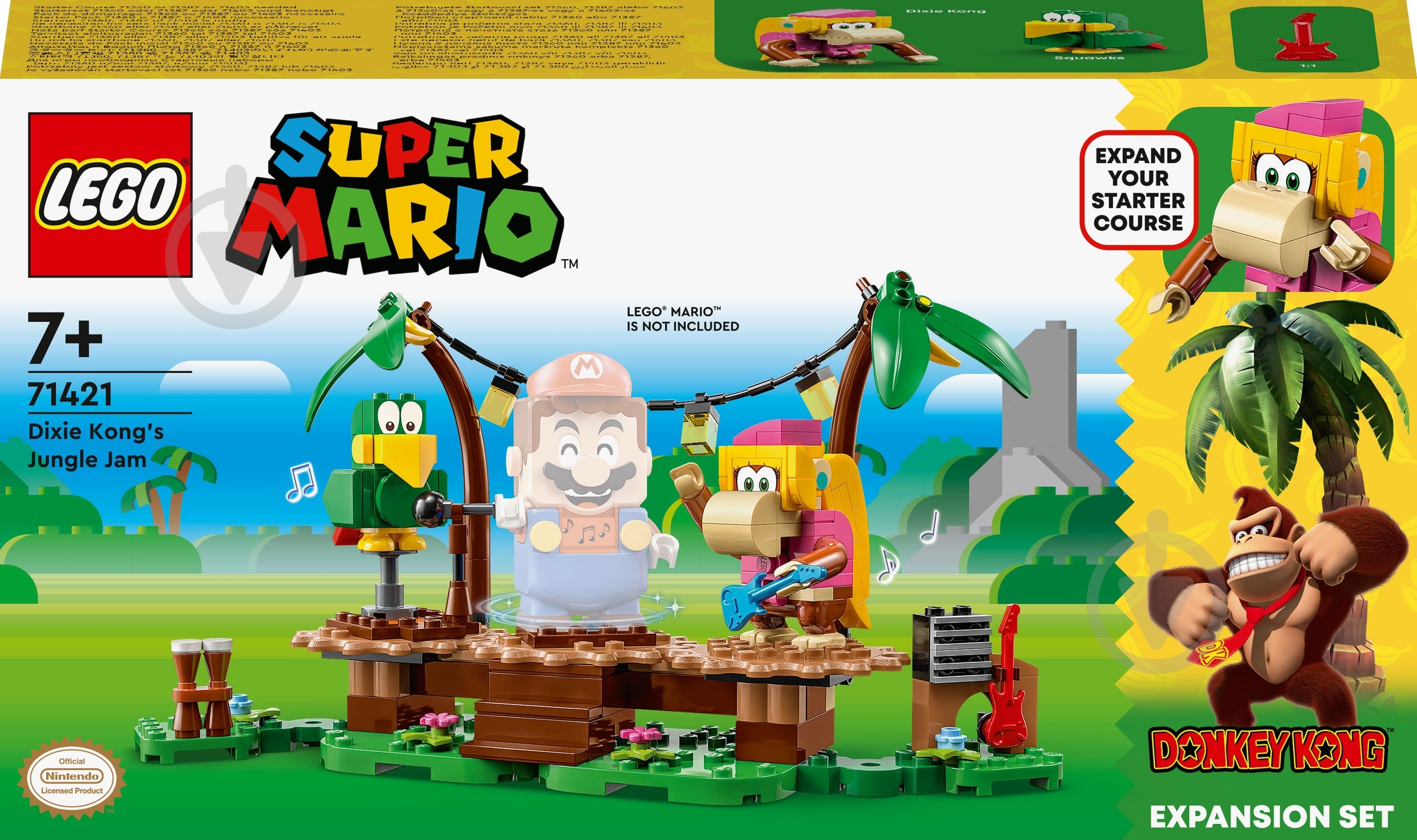 ᐉ Конструктор LEGO Super Mario Импровизация в джунглях Дикси Конг