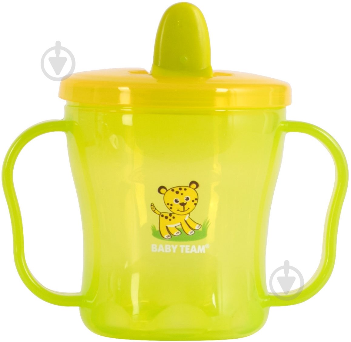 Поильник Baby Team С ручками и складным носиком 5002 180мл - фото 1