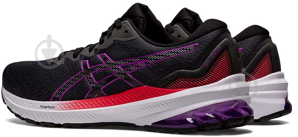 Кроссовки женские демисезонные Asics GT-1000 11 1012B197-003 р.39,5 черные - фото 4