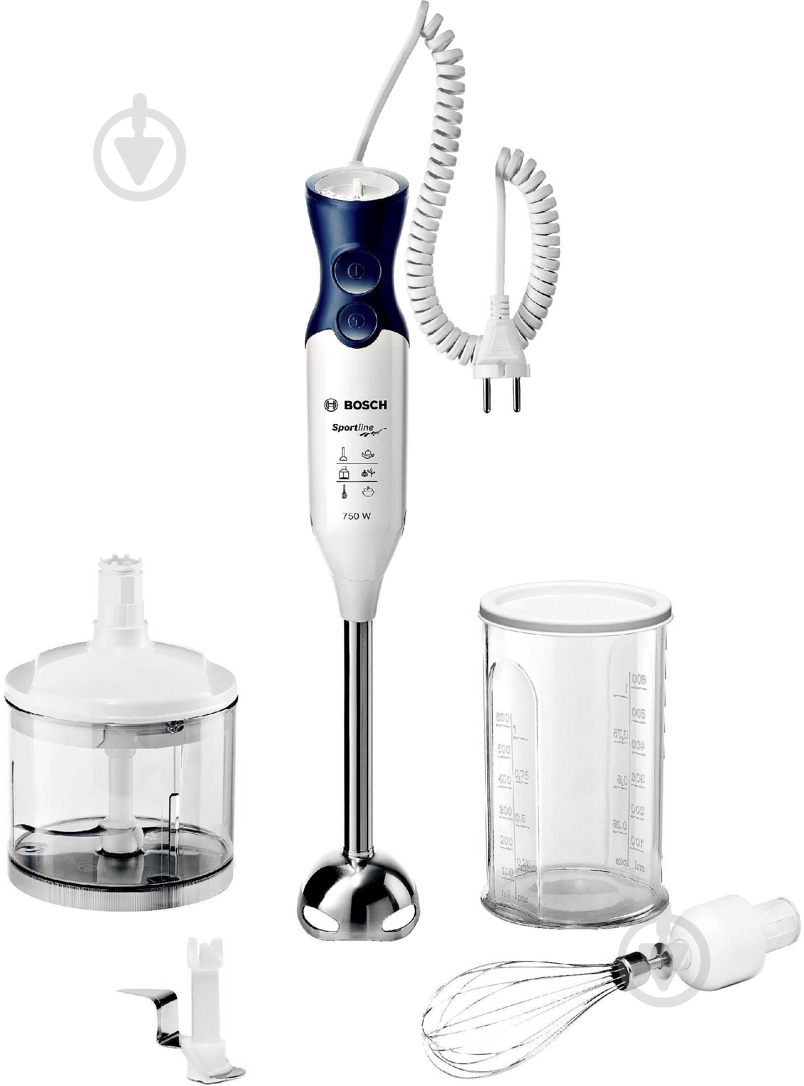 Блендер погружной Bosch MSM67SPORT - фото 1 Блендер погружной Bosch MSM67SPORT - фото 1