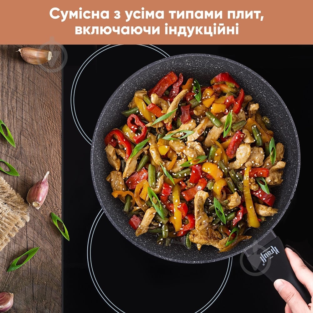 Сковорода wok Krauff Fry Power 28 см 25-45-132 - фото 8