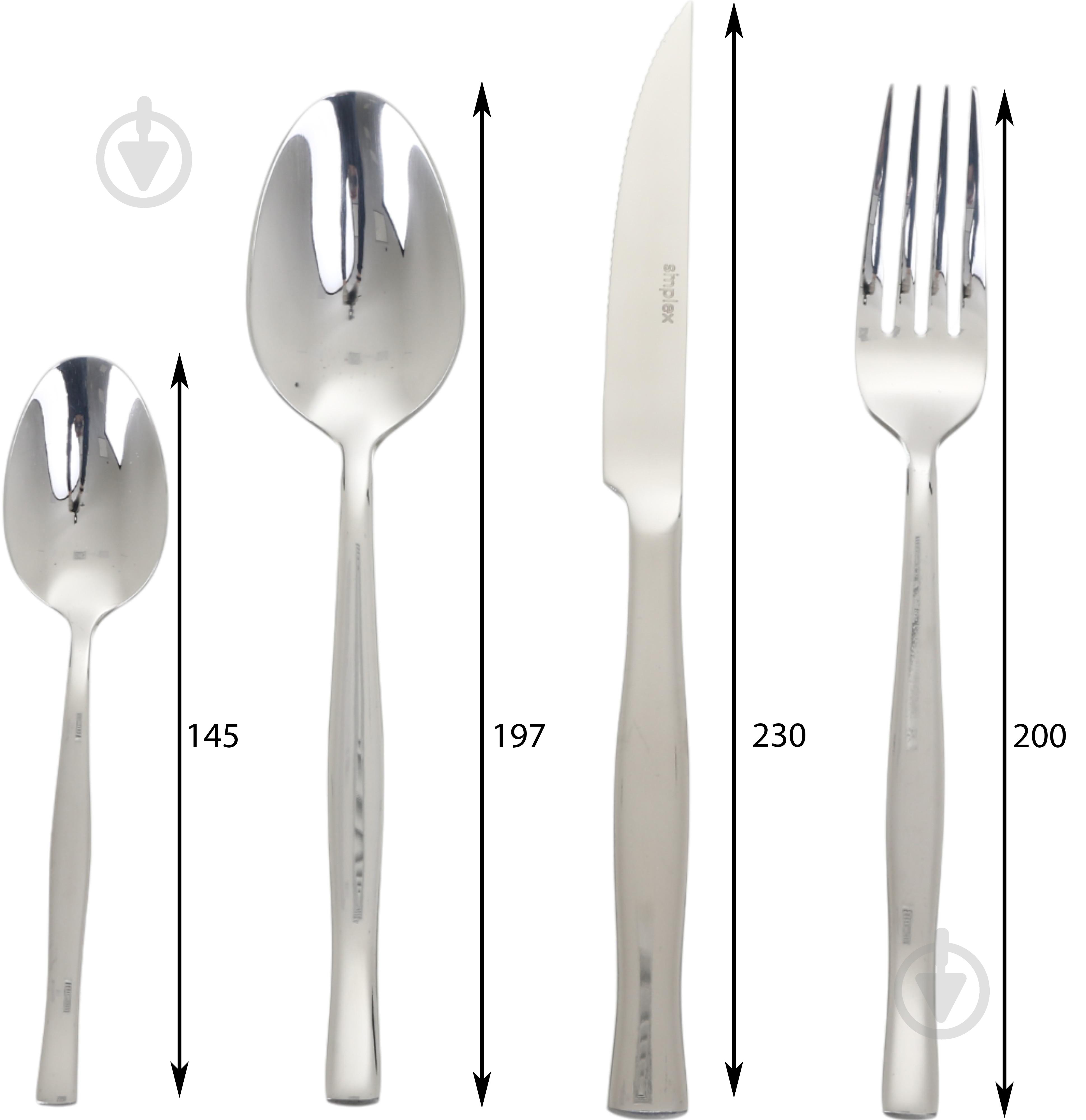 Набор столовых приборов Simplex Lili 24 предмета - фото 2