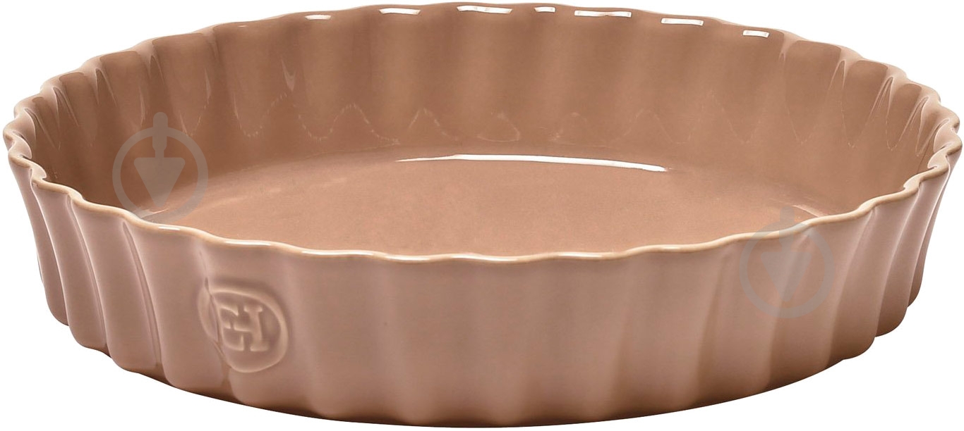 Форма для пирога Emile Henry Ovenware 28 см бежевая 8700253 - фото 1
