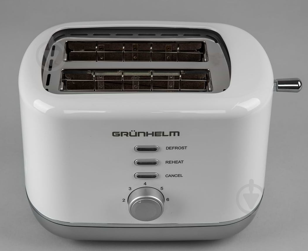 Тостер Grunhelm 750 Вт GTR014 белый - фото 4 Тостер Grunhelm 750 Вт GTR014 белый - фото 4