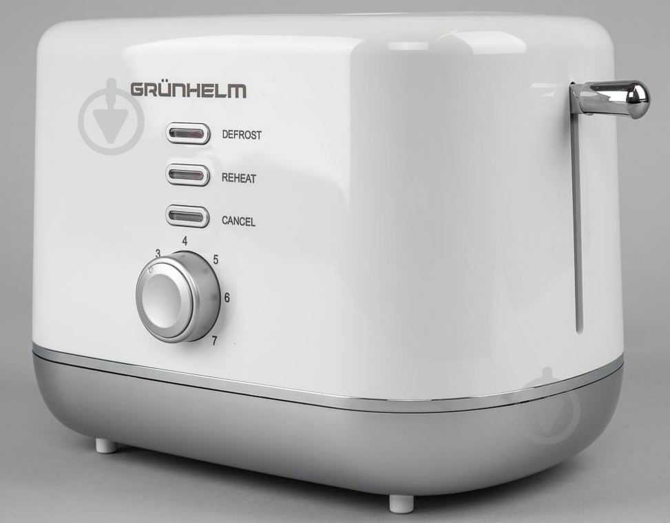 Тостер Grunhelm 750 Вт GTR014 белый - фото 2 Тостер Grunhelm 750 Вт GTR014 белый - фото 2