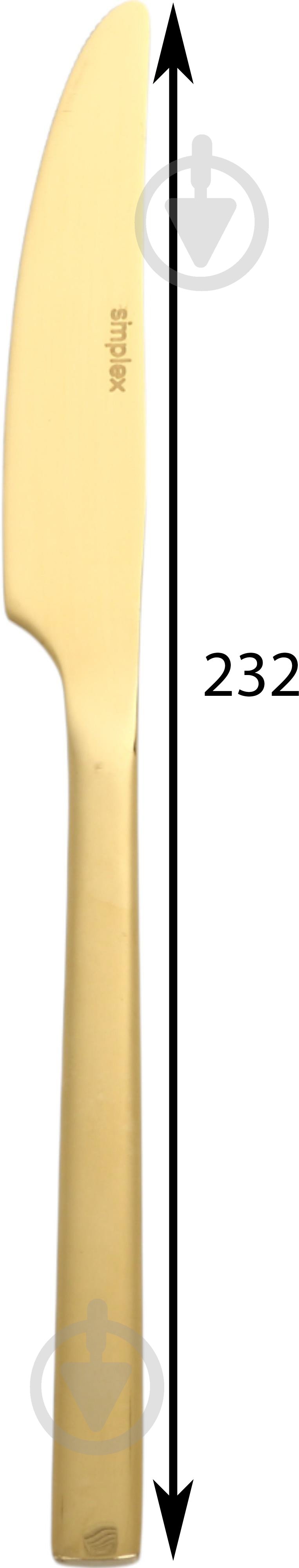 Набор ножей Simplex столовых Dublin Gold 2 шт - фото 2