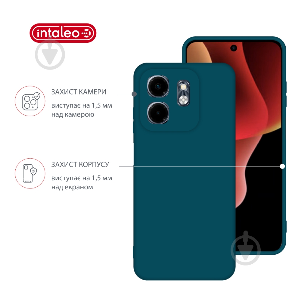 Чехол Intaleo 1283126609428 SoftShell для Infinix Smart 9 blue - фото 3