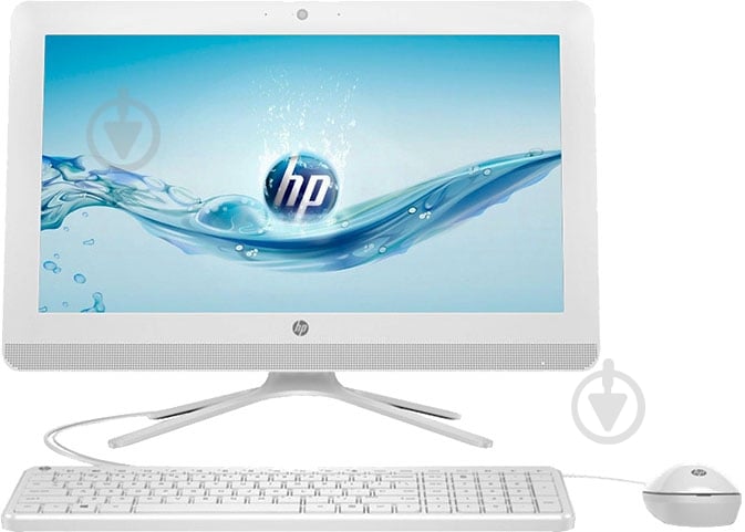 Моноблок HP 20-c439ur Snow White 19,5" (8XP84EA) - фото 1