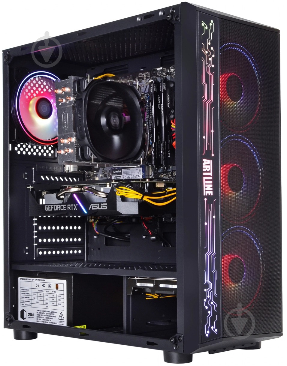 Системный блок Artline Gaming X75 (X75v52) black - фото 11 Системный блок Artline Gaming X75 (X75v52) black - фото 11