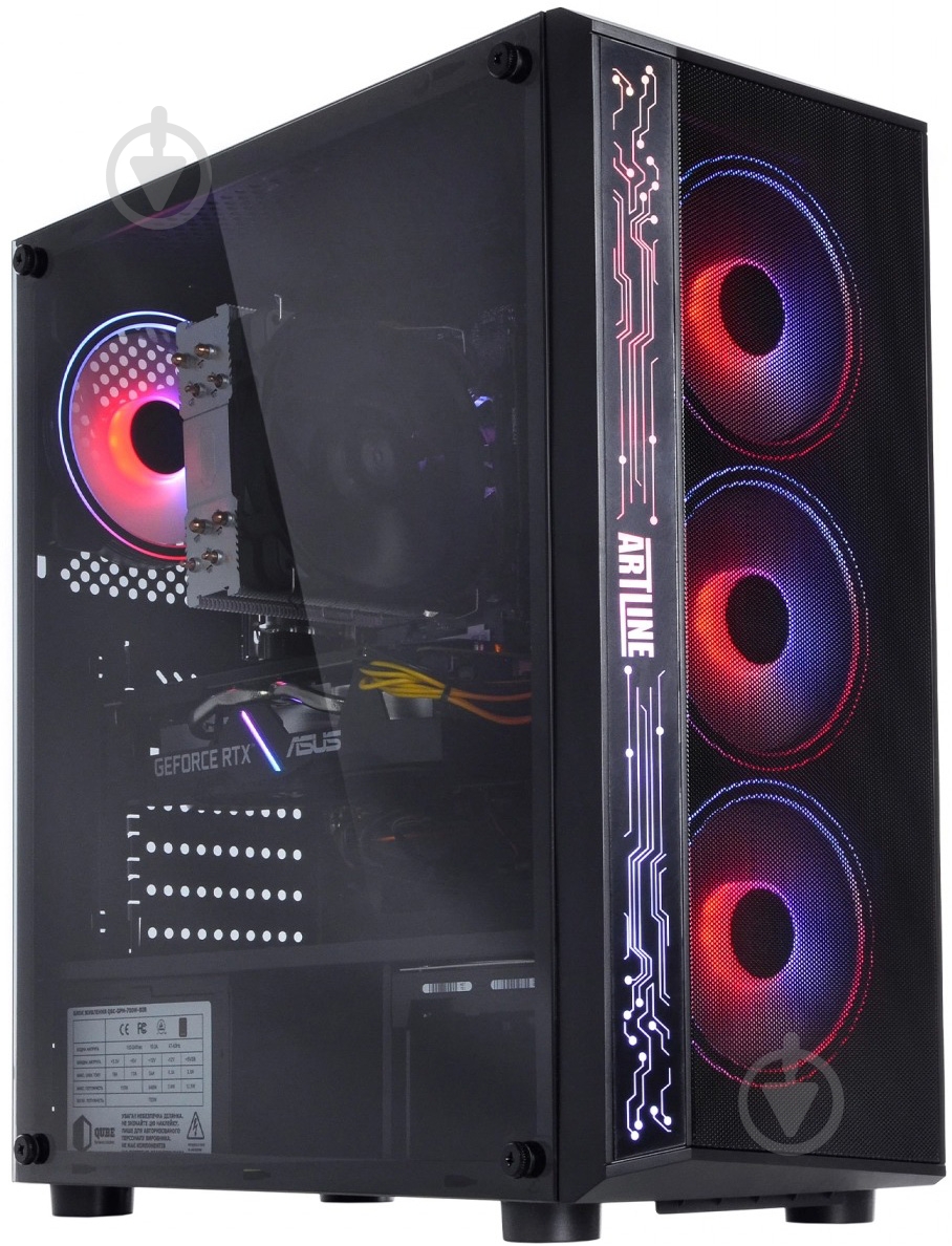 Системный блок Artline Gaming X75 (X75v52) black - фото 9 Системный блок Artline Gaming X75 (X75v52) black - фото 9
