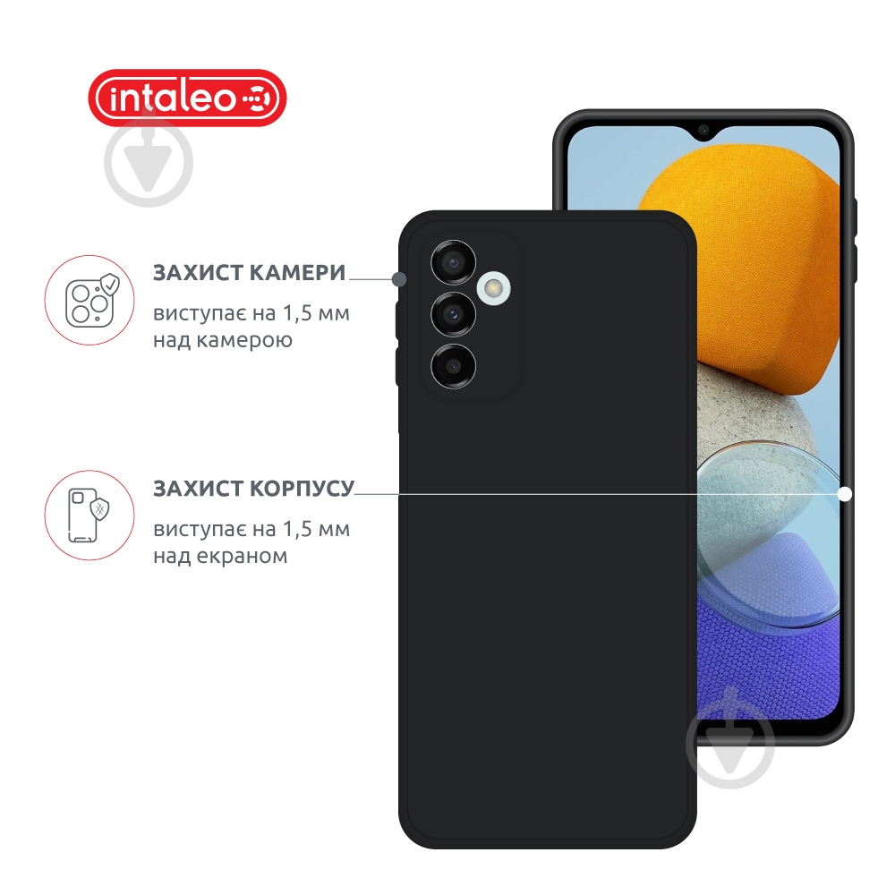 Чехол Intaleo SoftShell для Samsung Galaxy M23 5G черный - фото 3