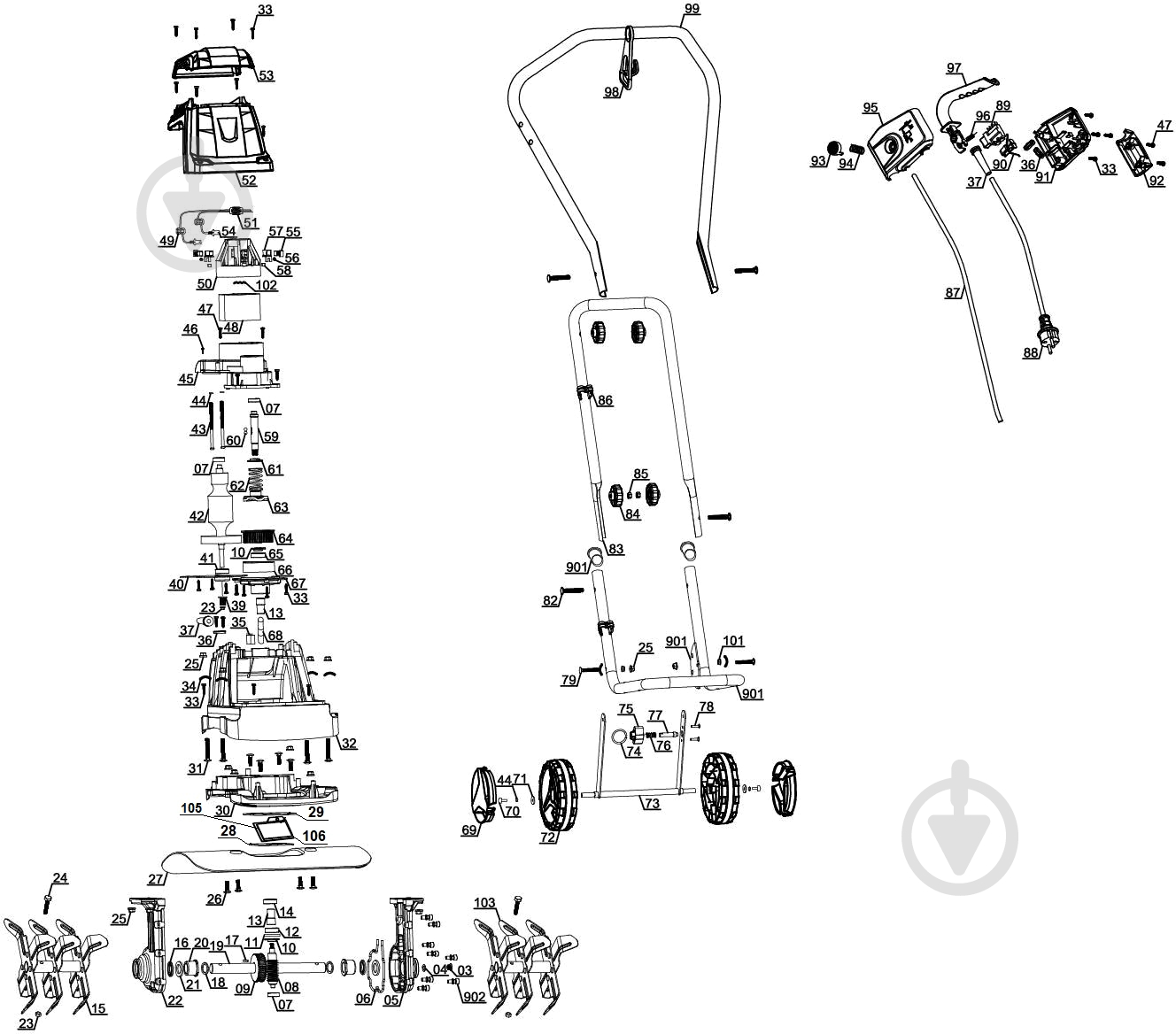 Культиватор Einhell GC-RT 1440 M - фото 8