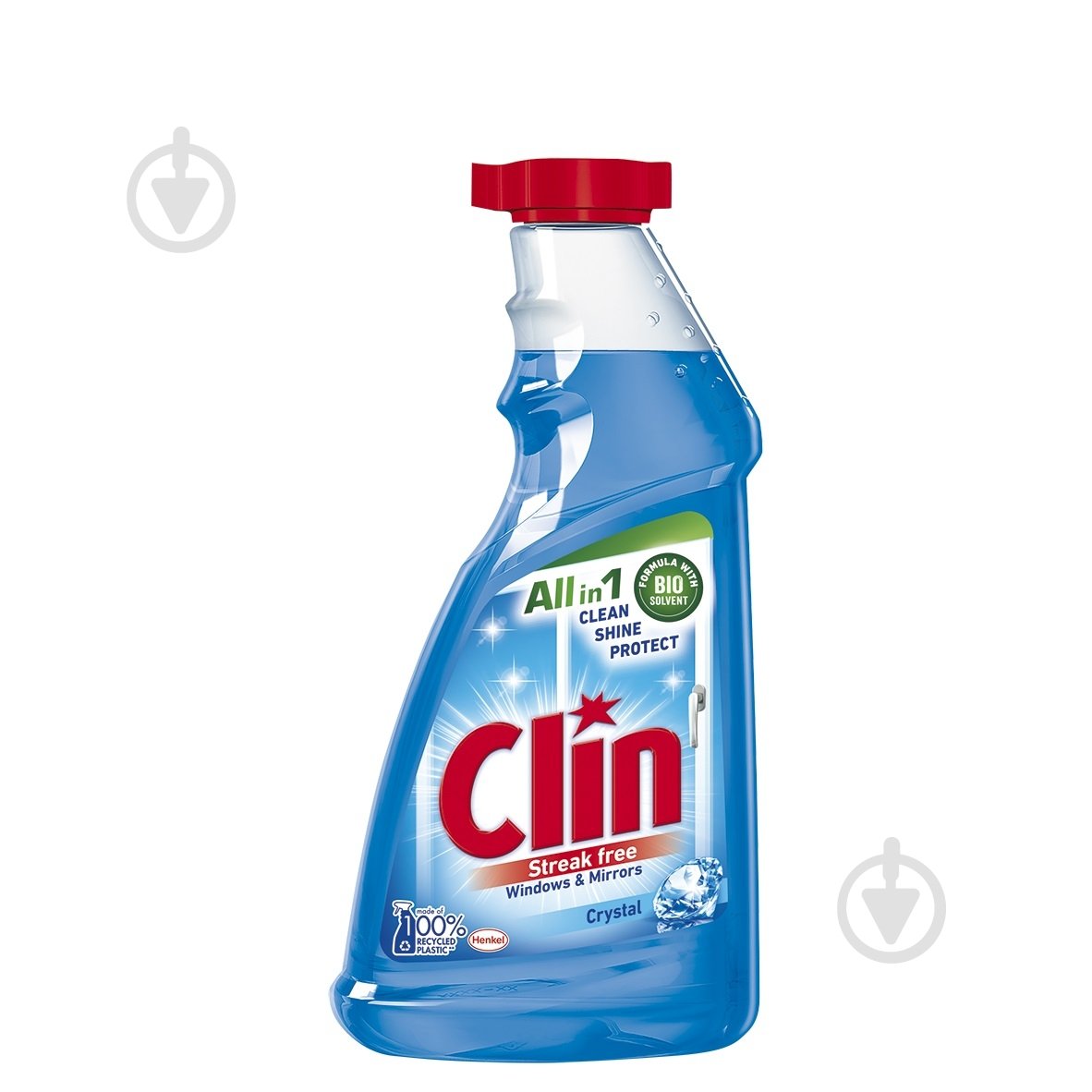 Средство моющее для стекла и зеркал Clin змінний флакон 0,5 л - фото 1