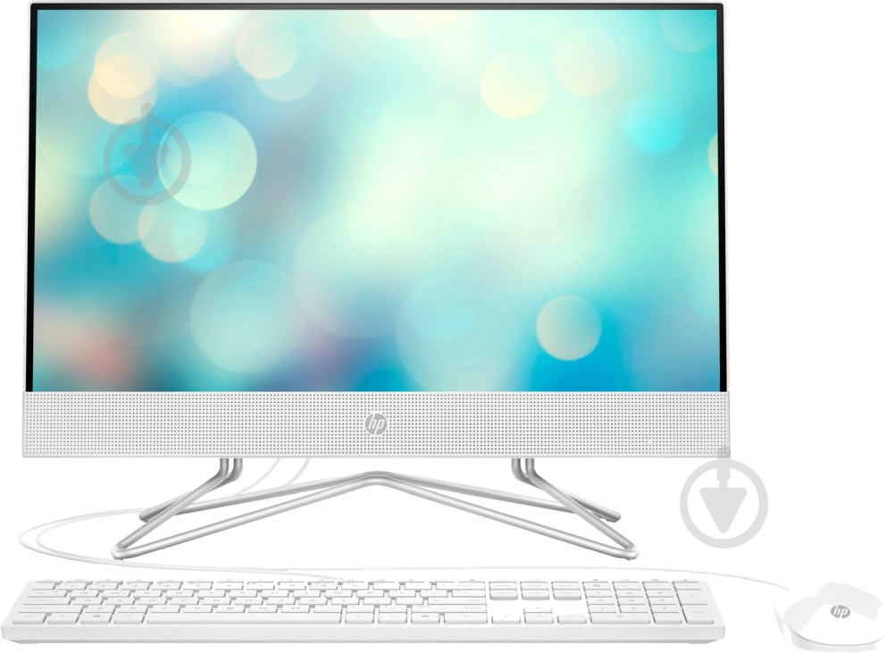 Моноблок HP AIO 22-df0030ur 21,5" (3A572EA) white - фото 1
