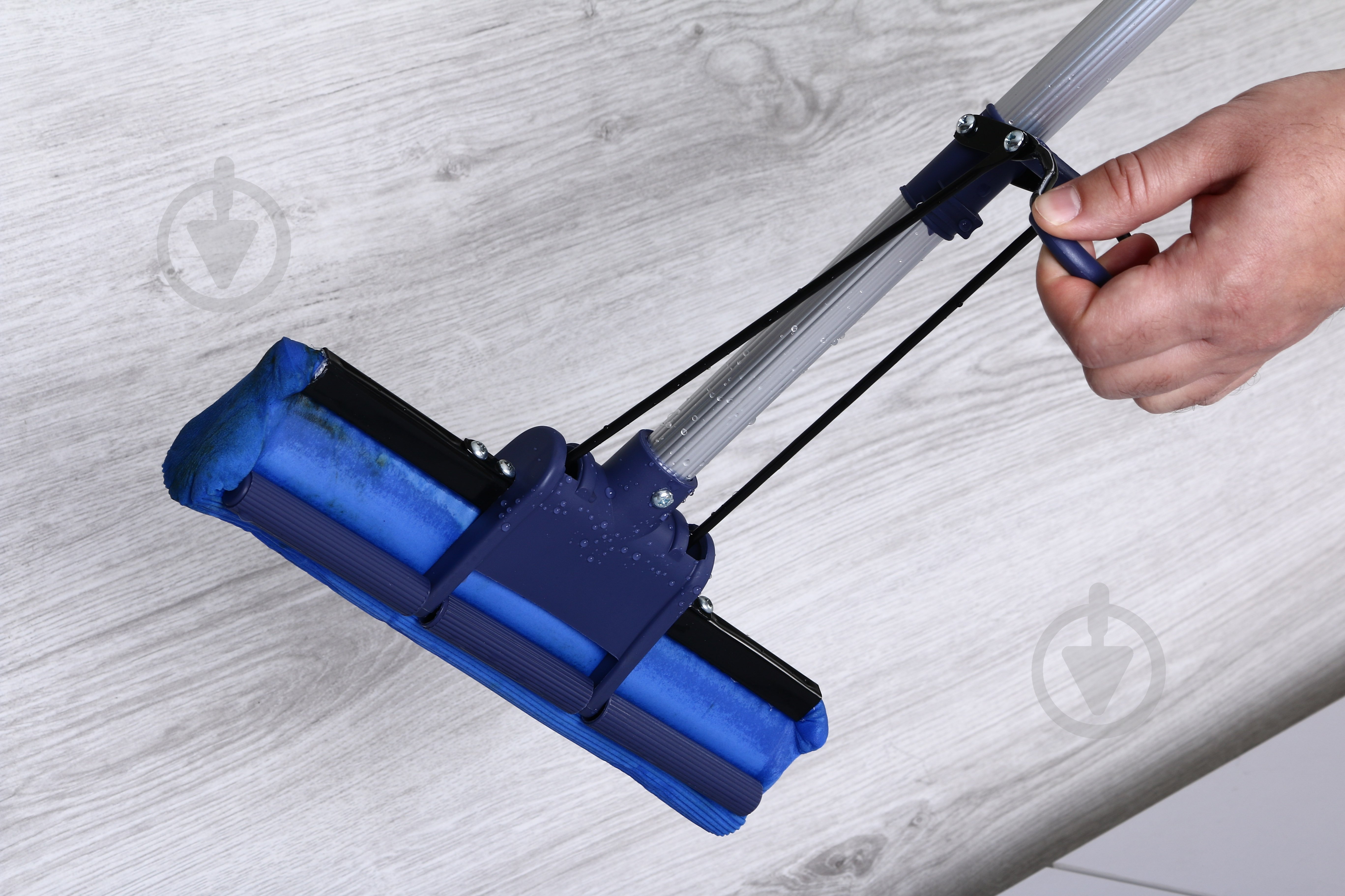 Швабра для підлоги UP! (Underprice) з телескопічною ручкою і віджимом 27 см - фото 9