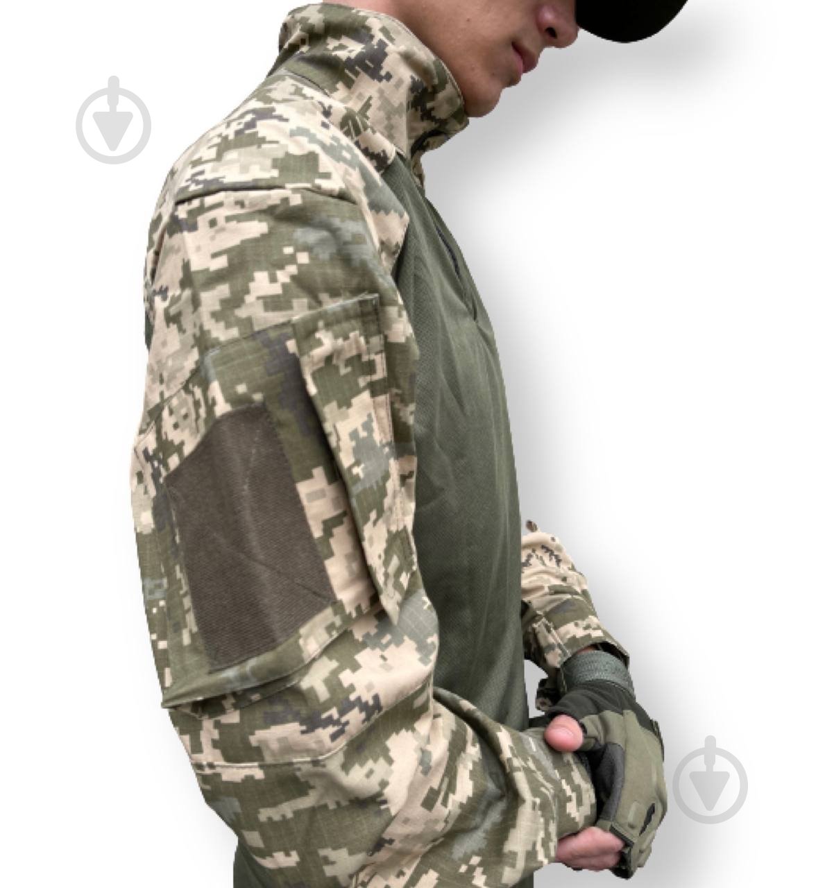 Рубашка SY УБАКС Digital KOV (Пиксель/Койот) с патч-панелями р.48р пиксель - фото 2