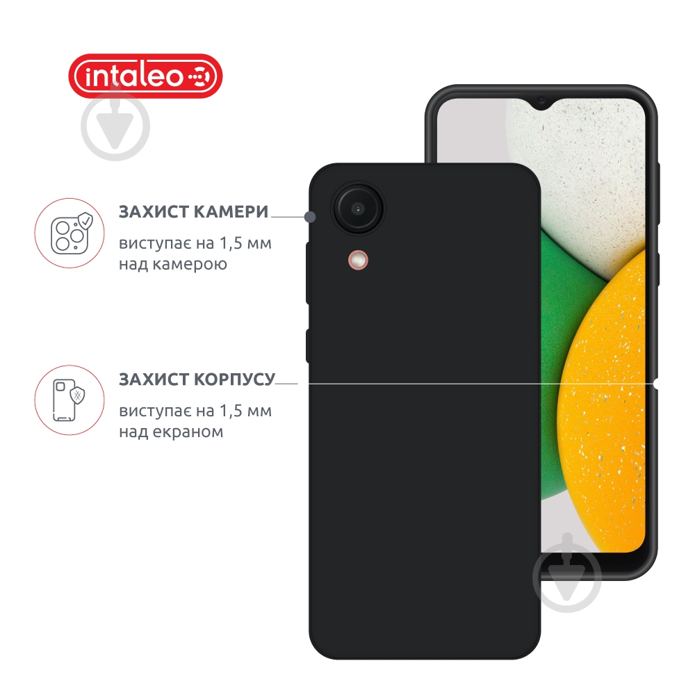 Чехол Intaleo SoftShell для Samsung Galaxy A03 Core черный - фото 3