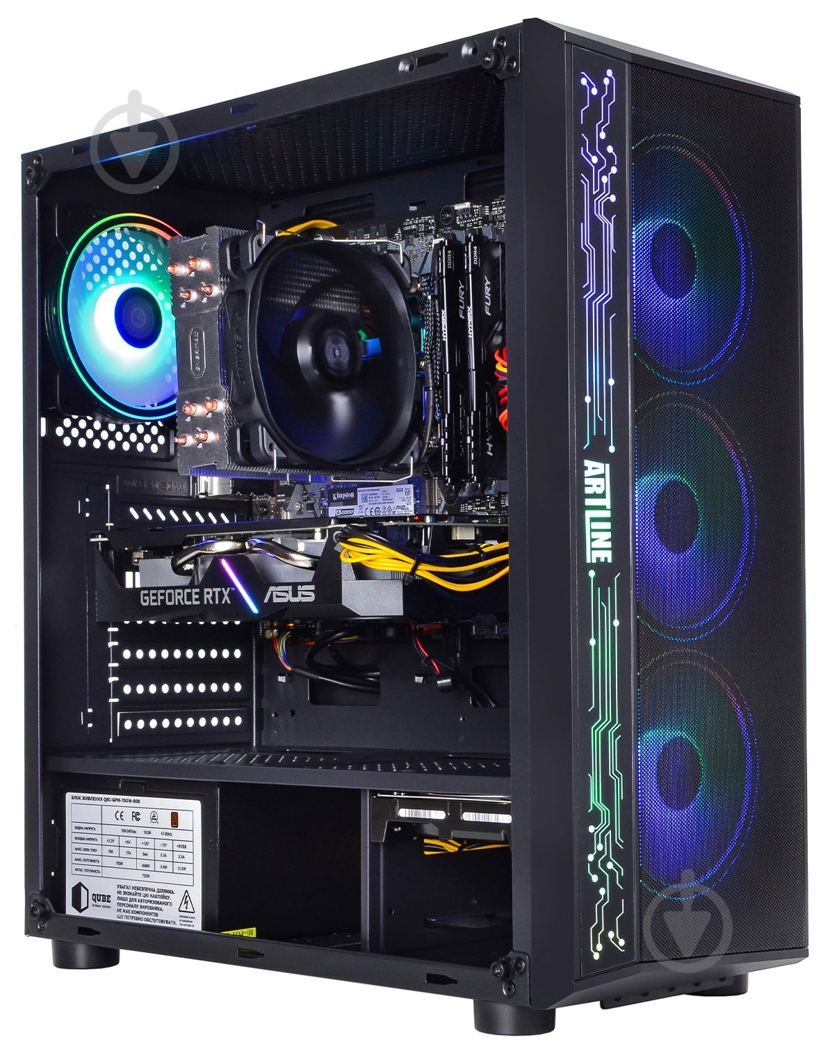 Компьютер Artline Gaming X75 (X75v55) black - фото 8 Компьютер Artline Gaming X75 (X75v55) black - фото 8