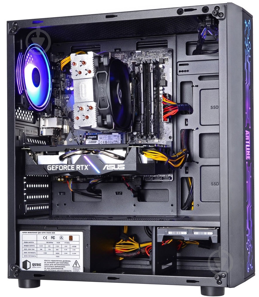 Компьютер Artline Gaming X75 (X75v55) black - фото 12 Компьютер Artline Gaming X75 (X75v55) black - фото 12
