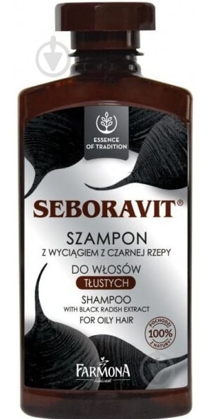 Шампунь Farmona з екстрактом чорної редьки Seboravit 330 мл - фото 1