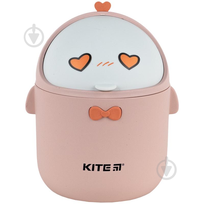 Контейнер для мусора KITE K24-010-2 персиковый - фото 1