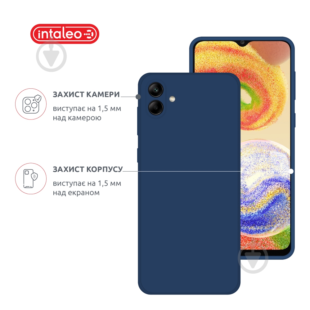 Чохол Intaleo SoftShell для Samsung Galaxy A04 блакитний - фото 3