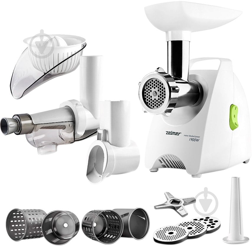 Мясорубка Zelmer ZMM1583LUA (987.83 lime) - фото 1