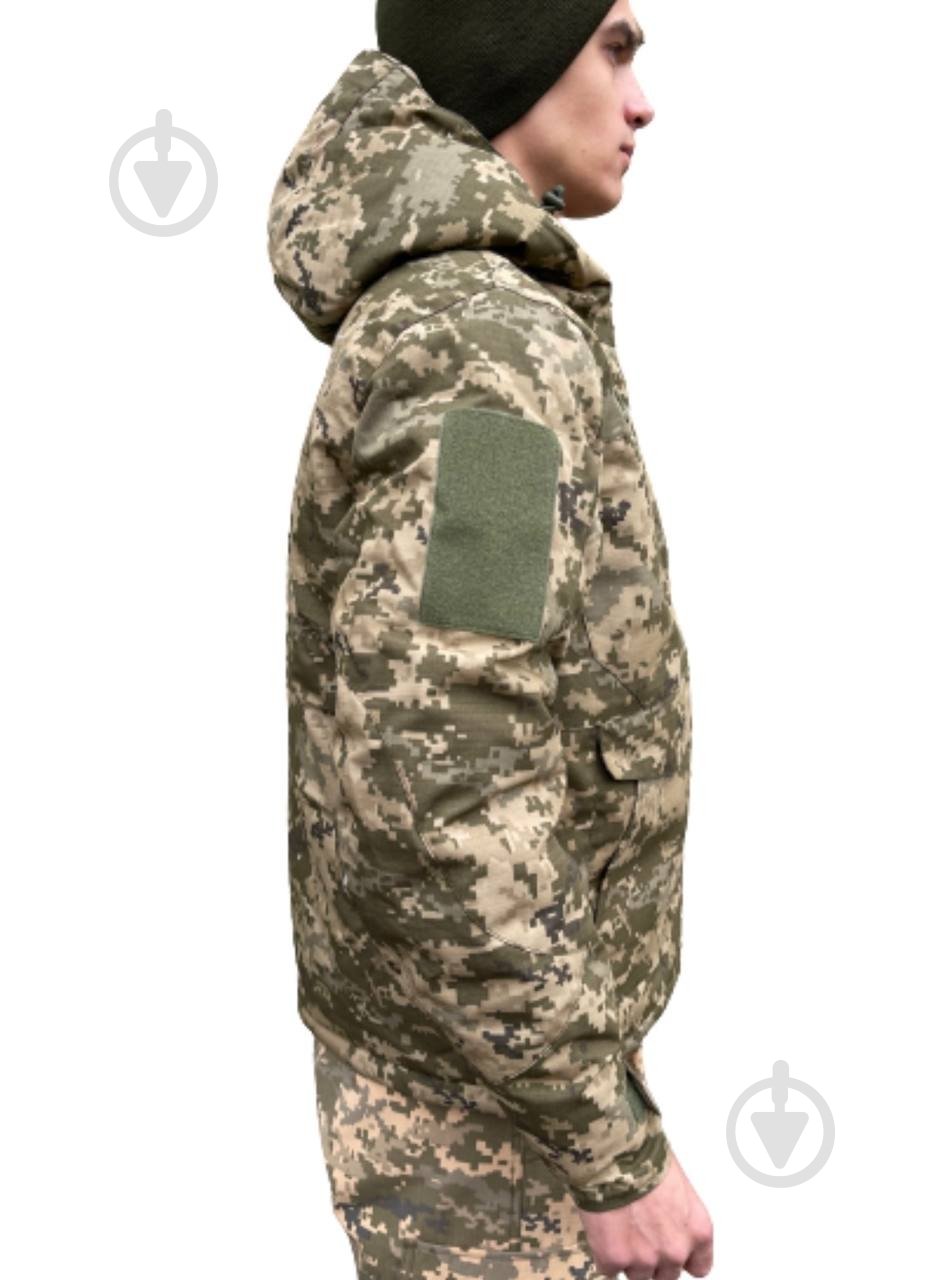 Куртка мужская SY Зимняя (до -25°C), Ripstop, с термоподкладкой. 27081 р.3XL пиксель - фото 2