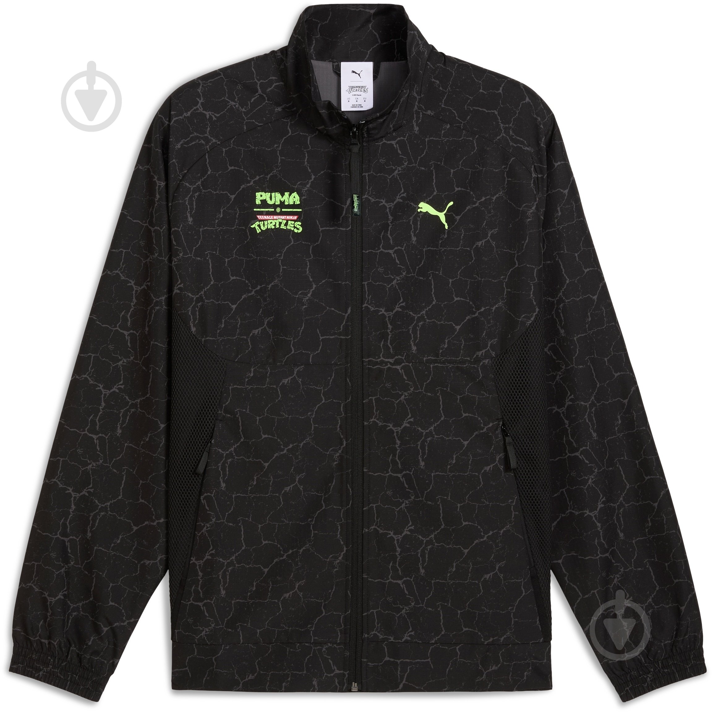 Джемпер Puma x TMNT PUMATECH Relaxed Track Jacket WV 63010201 р.L чорний - фото 1 Джемпер Puma x TMNT PUMATECH Relaxed Track Jacket WV 63010201 р.L чорний - фото 1