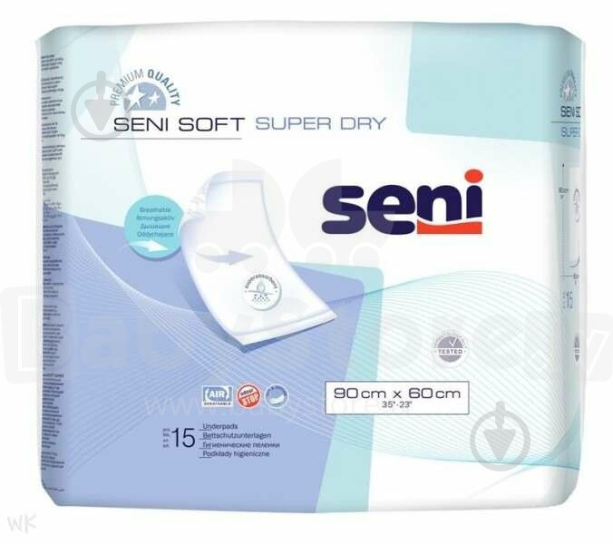 Пеленки одноразовые Seni SOFT BASIC DRY 60х90 см 1673 - фото 1 Пеленки одноразовые Seni SOFT BASIC DRY 60х90 см 1673 - фото 1