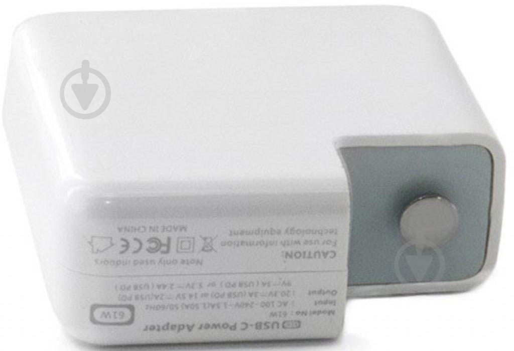 Блок питания для ноутбуков Apple 61W USB-C (PSA3861) - фото 8 Блок питания для ноутбуков Apple 61W USB-C (PSA3861) - фото 8
