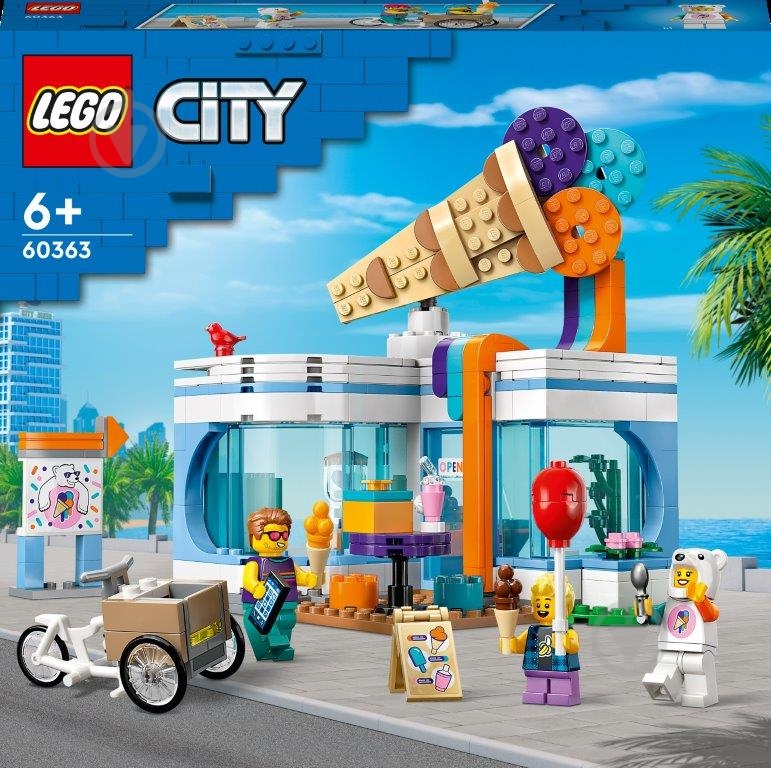Конструктор LEGO City Магазин мороженого 60363 - фото 1