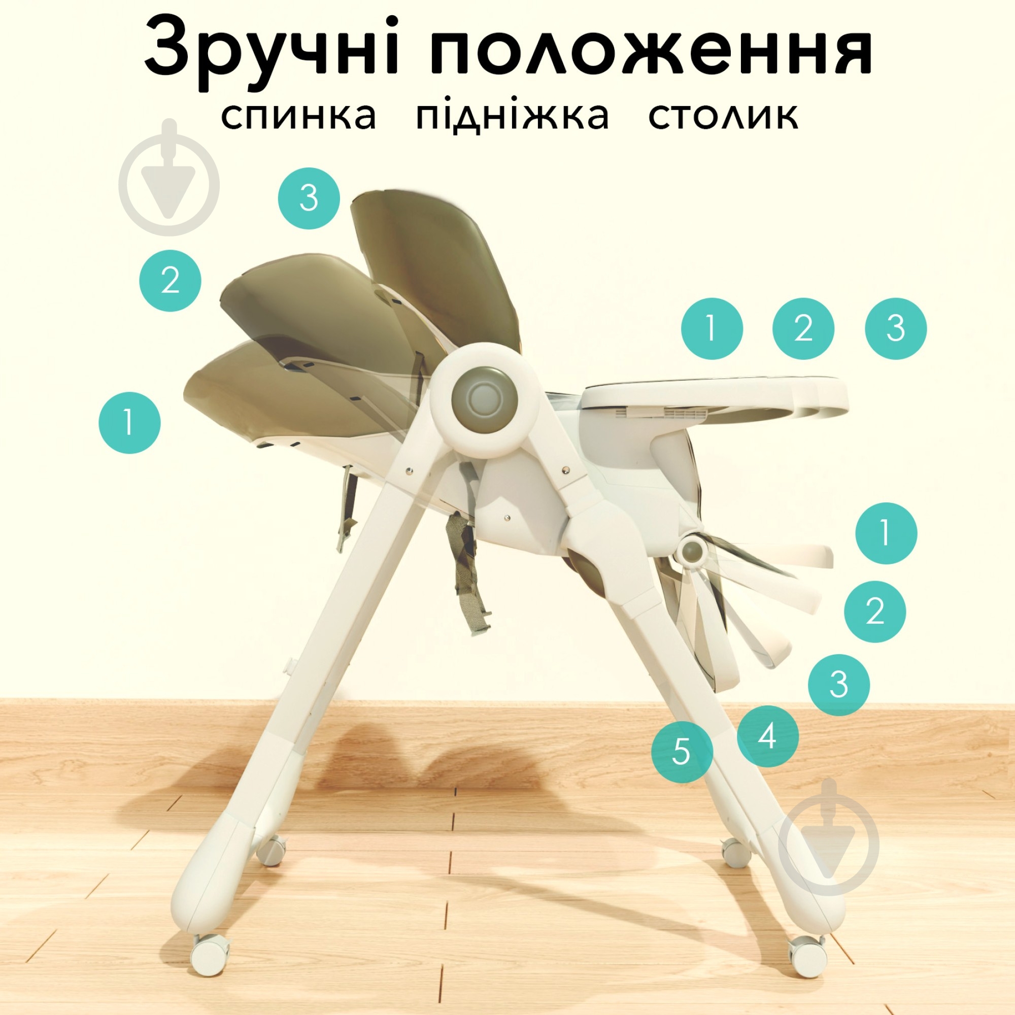 Стульчик для кормления Bugs - фото 6