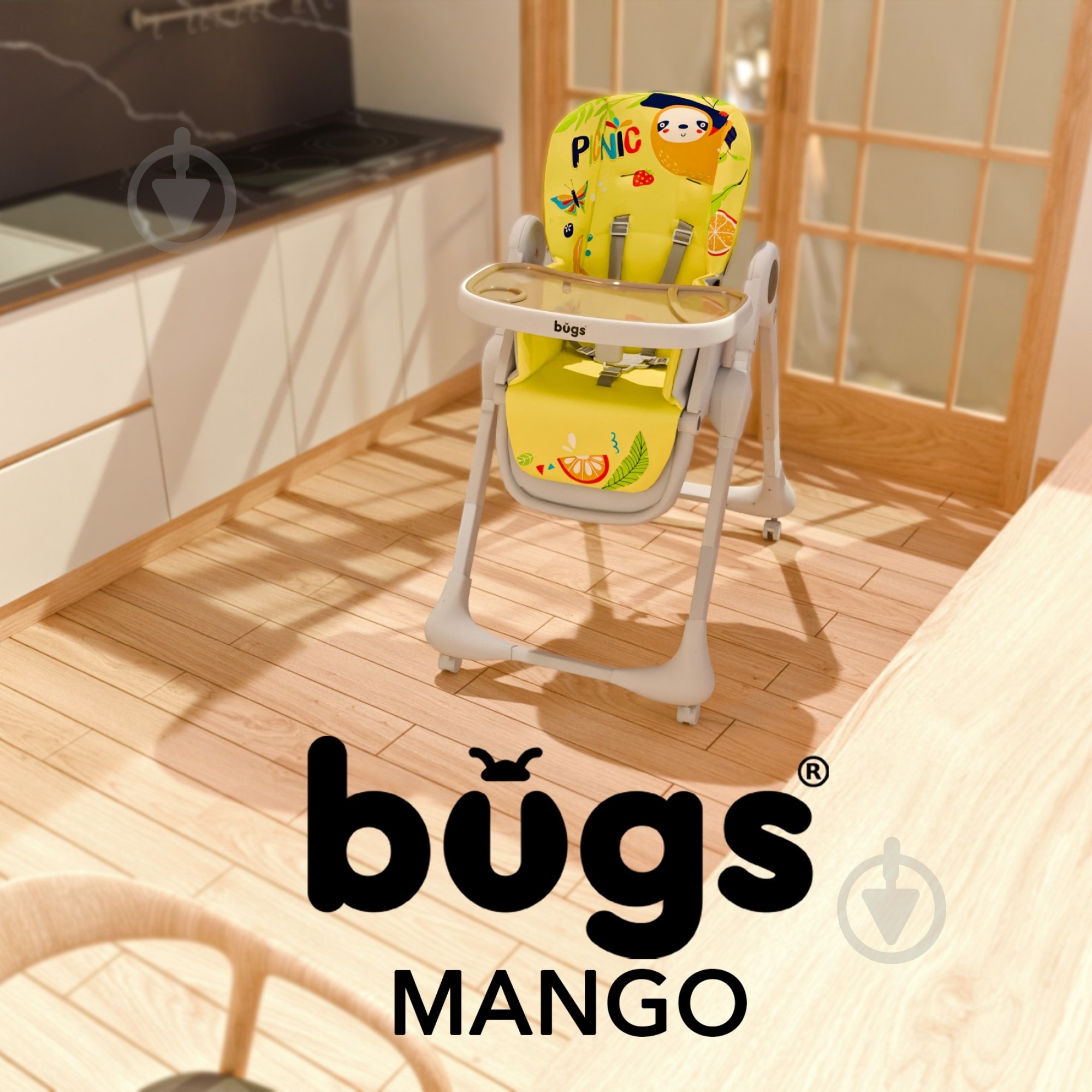 Стульчик для кормления Bugs Mango Sunny Picnic - фото 9