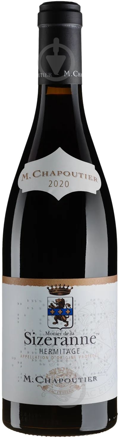 Вино Chapoutier Hermitage Monier de la Sizeranne Rouge 2020 0,75 л - фото 1