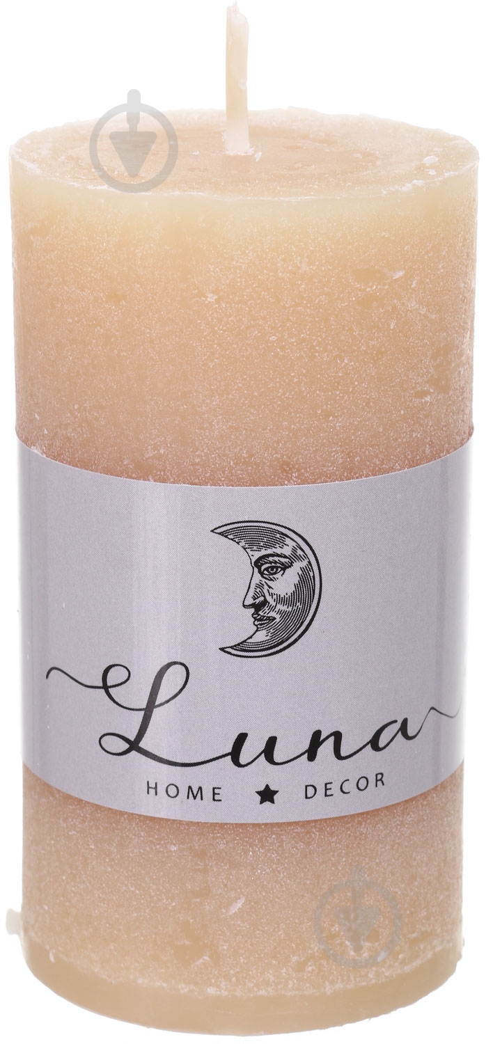 Свеча Рустик цилиндр Beige C5510-467 Luna - фото 1 Свеча Рустик цилиндр Beige C5510-467 Luna - фото 1