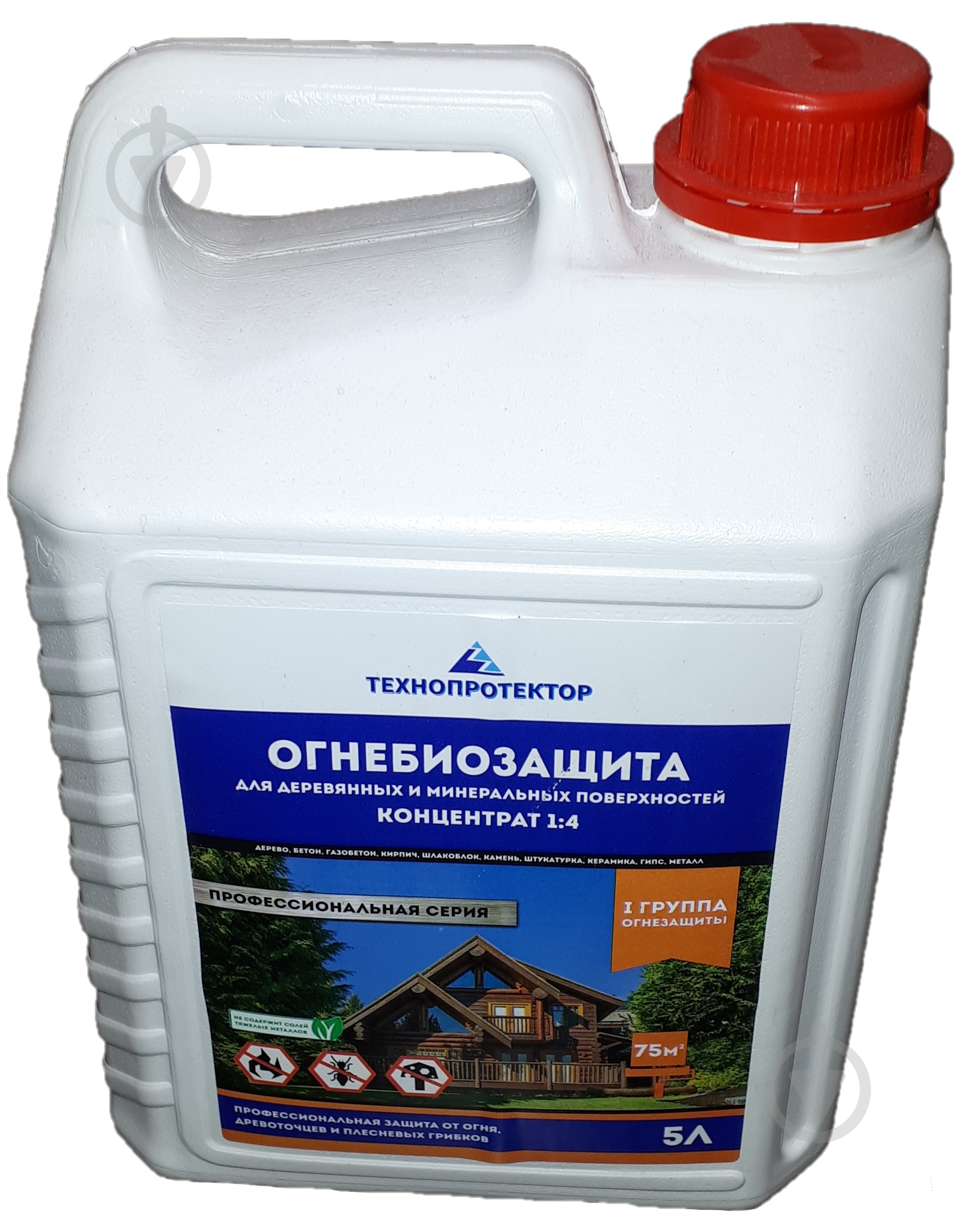 Огнебиозащита Технопротектор мат 5 л - фото 1