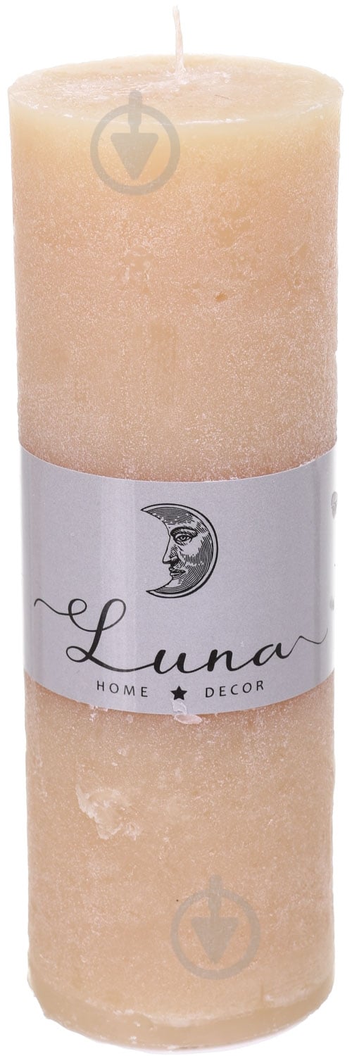 Свеча Рустик цилиндр Beige C5516-467 Luna - фото 1 Свеча Рустик цилиндр Beige C5516-467 Luna - фото 1