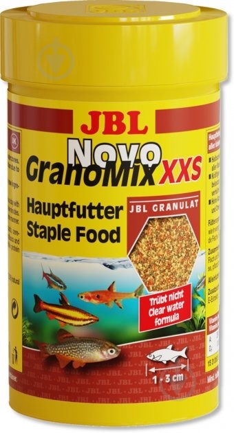 Корм JBL® для риб НовоГраноМікс XXS 100 мл - фото 1 Корм JBL® для риб НовоГраноМікс XXS 100 мл - фото 1